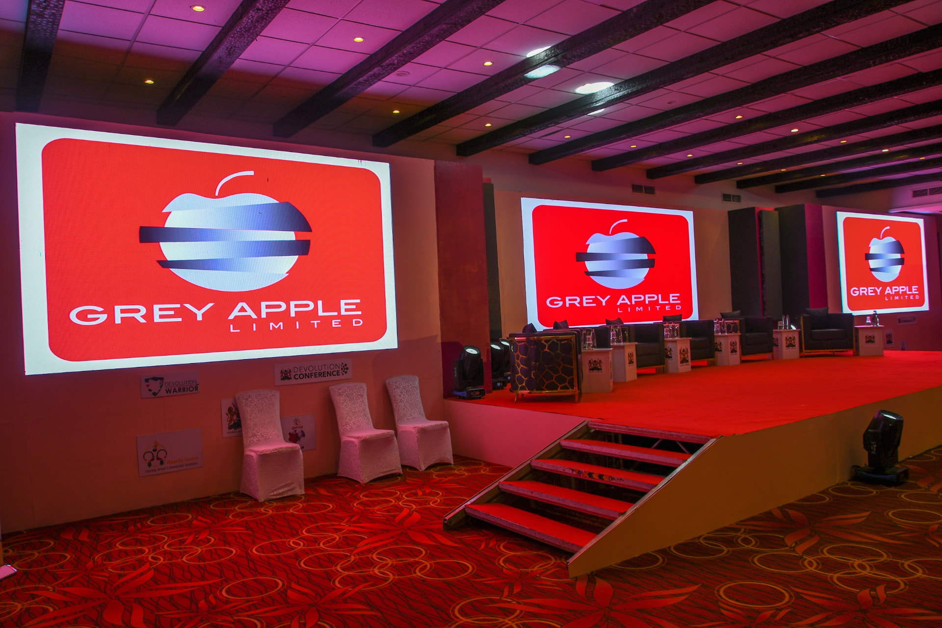 Grey Apple Events production photography